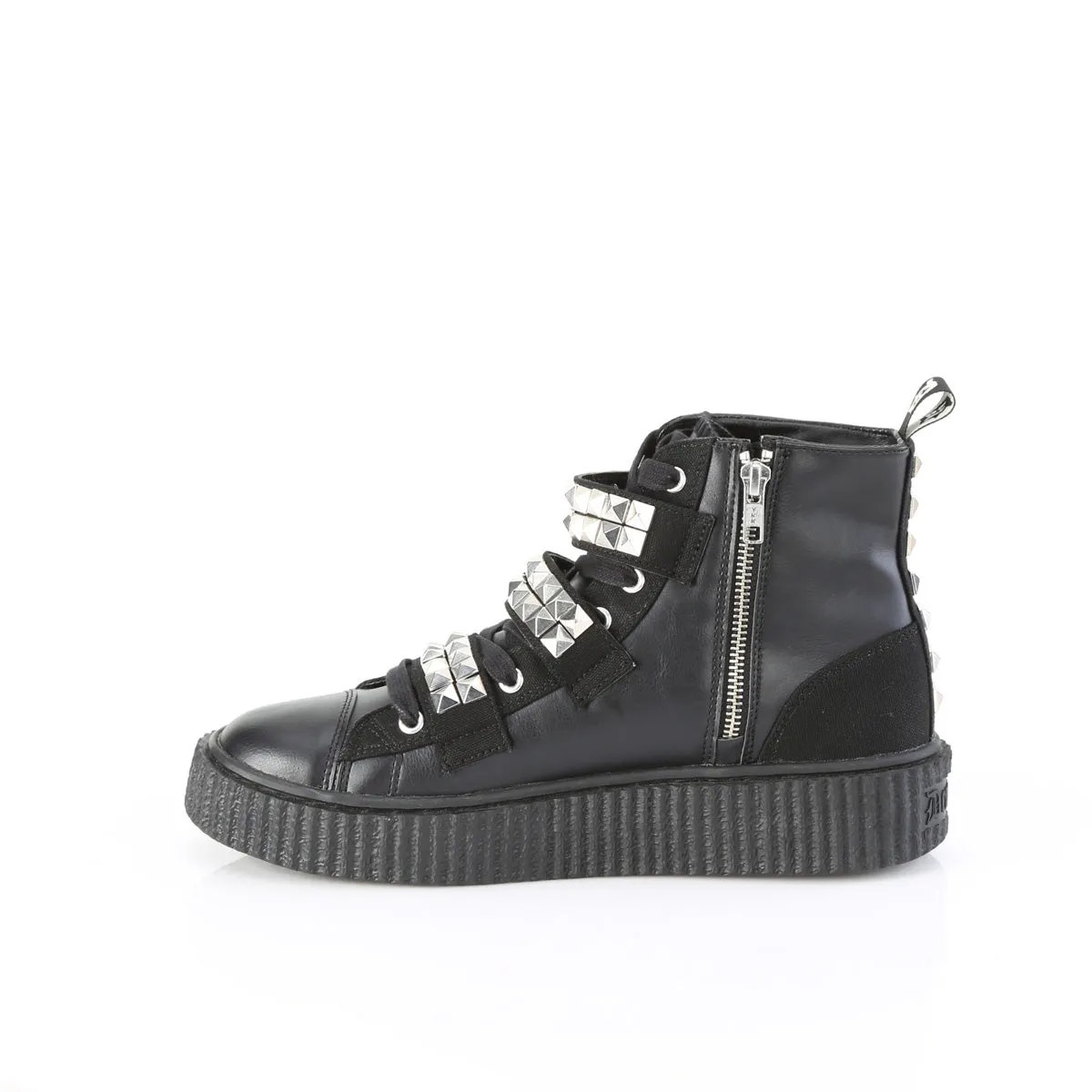 Sneeker 225 High Top Ankle Creeper Unisex Sneaker - Demonia Direct
