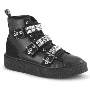 Sneeker 225 High Top Ankle Creeper Unisex Sneaker - Demonia Direct