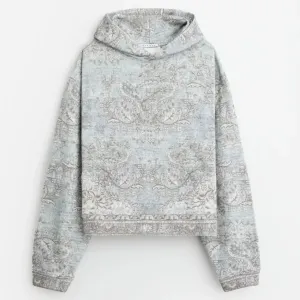 Stampd Rug Cropped Hoodie
