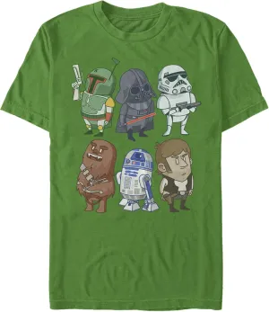 STAR WARS Men's Doodles Graphic