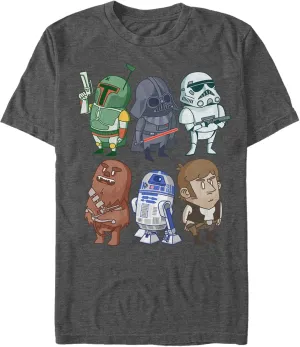 STAR WARS Men's Doodles Graphic