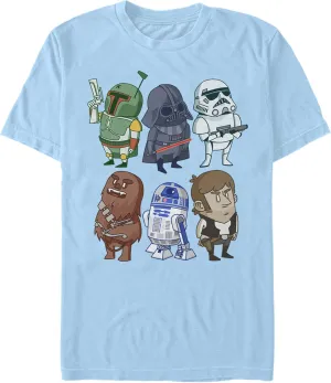 STAR WARS Men's Doodles Graphic