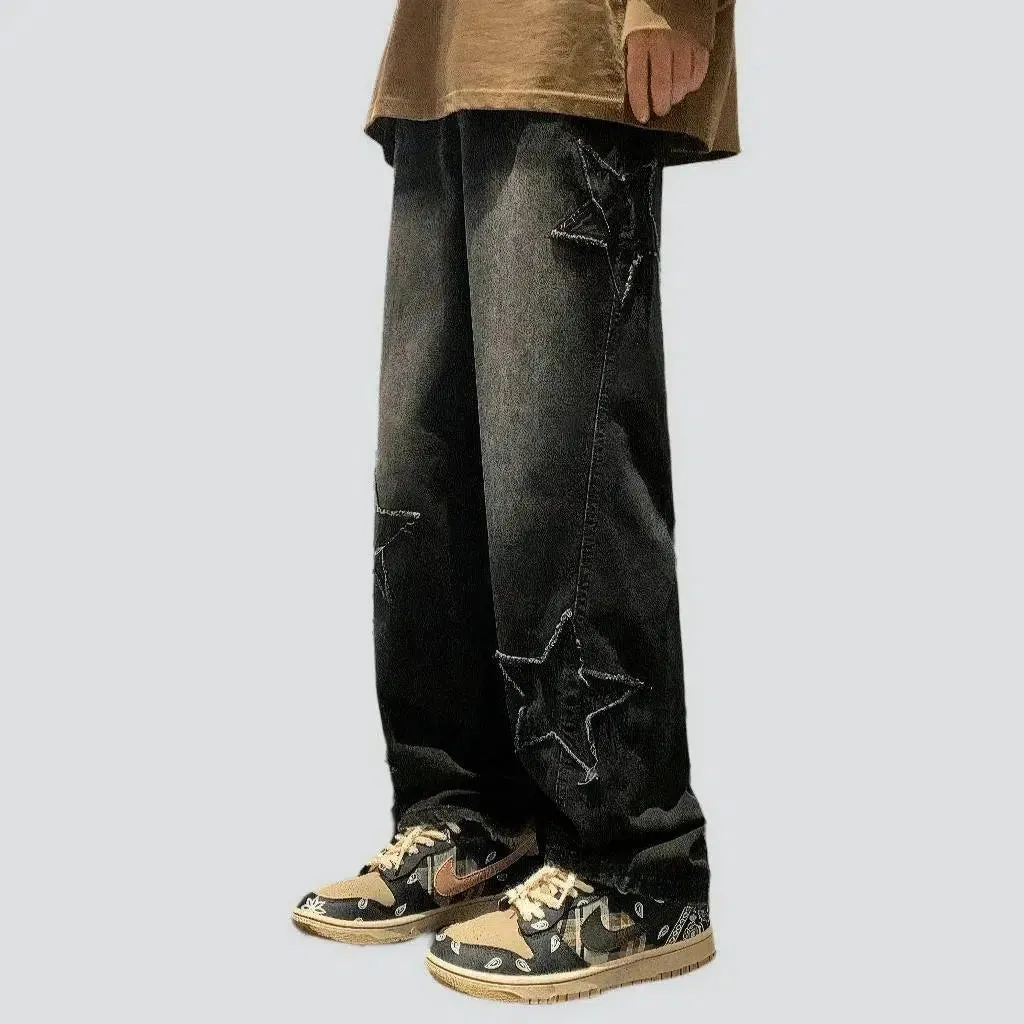 Stars men's sanded jeans