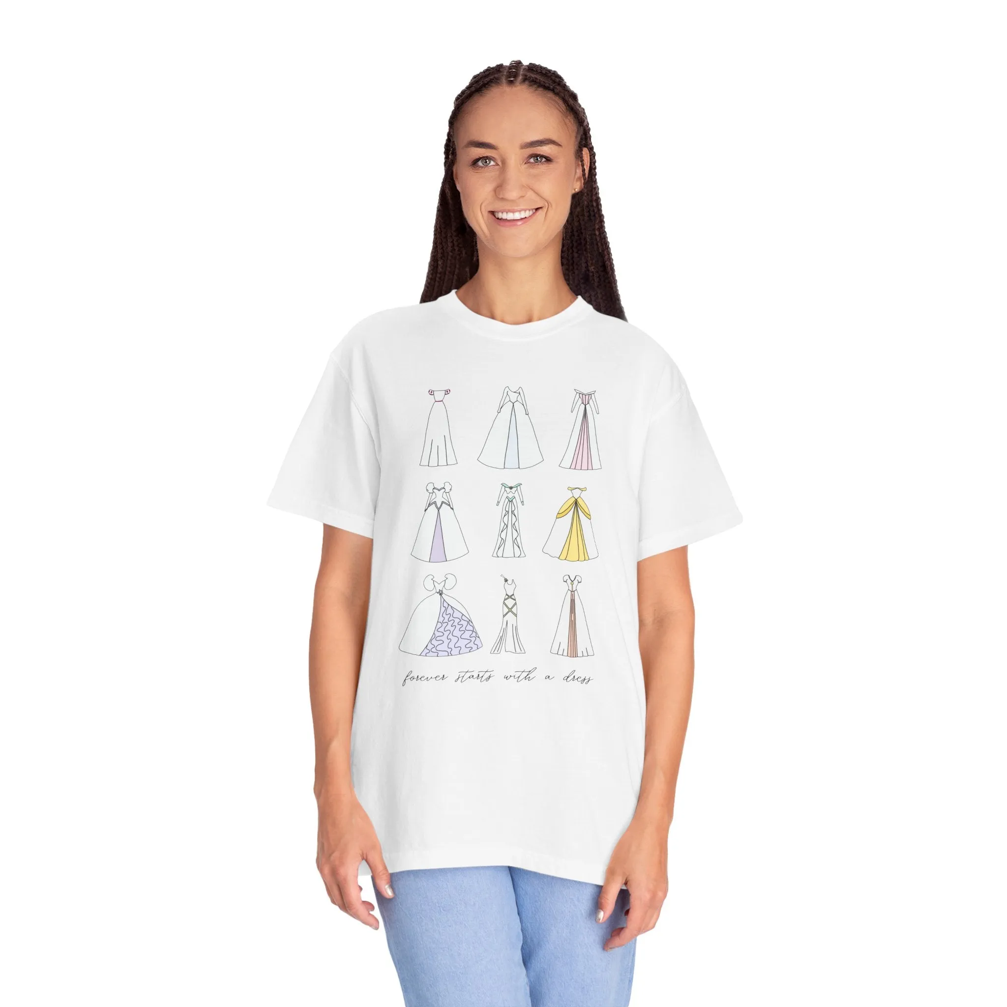 Starts With A Dress Comfort Colors Tee