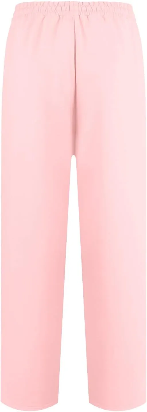 Straight Leg Sweatpants for Women Interior Drawstring Low Rise Sweatpants Athletic Fleece Joggers with Pockets