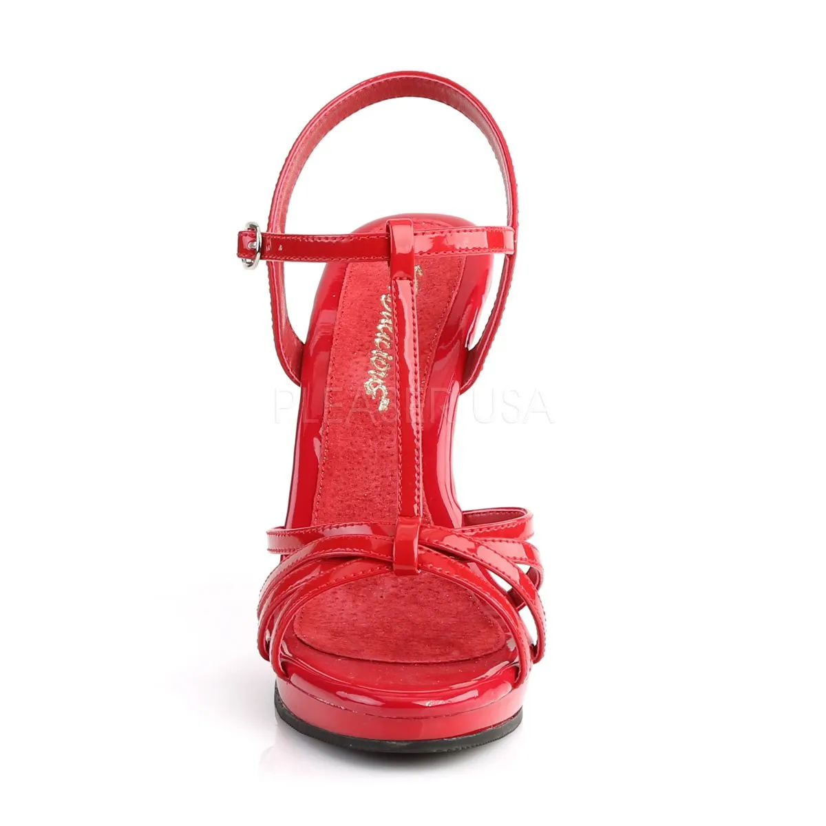 Strappy Platform Sandal with 4-inch Stiletto Heel Flair-420