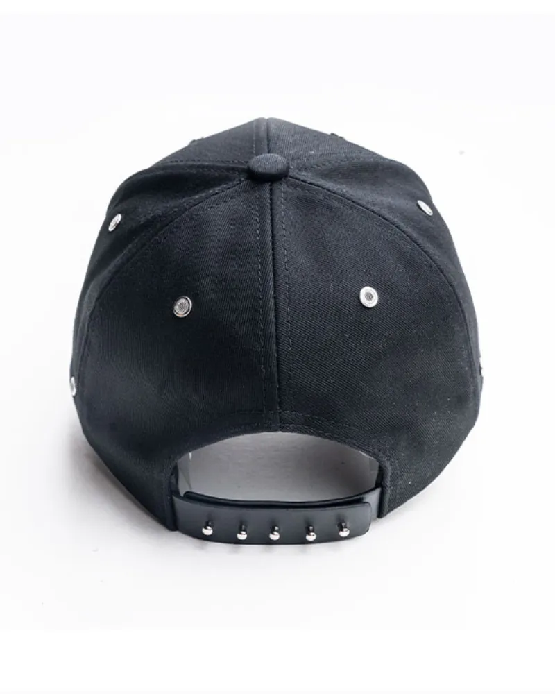 Street Punk Hollow Chain Black Cap