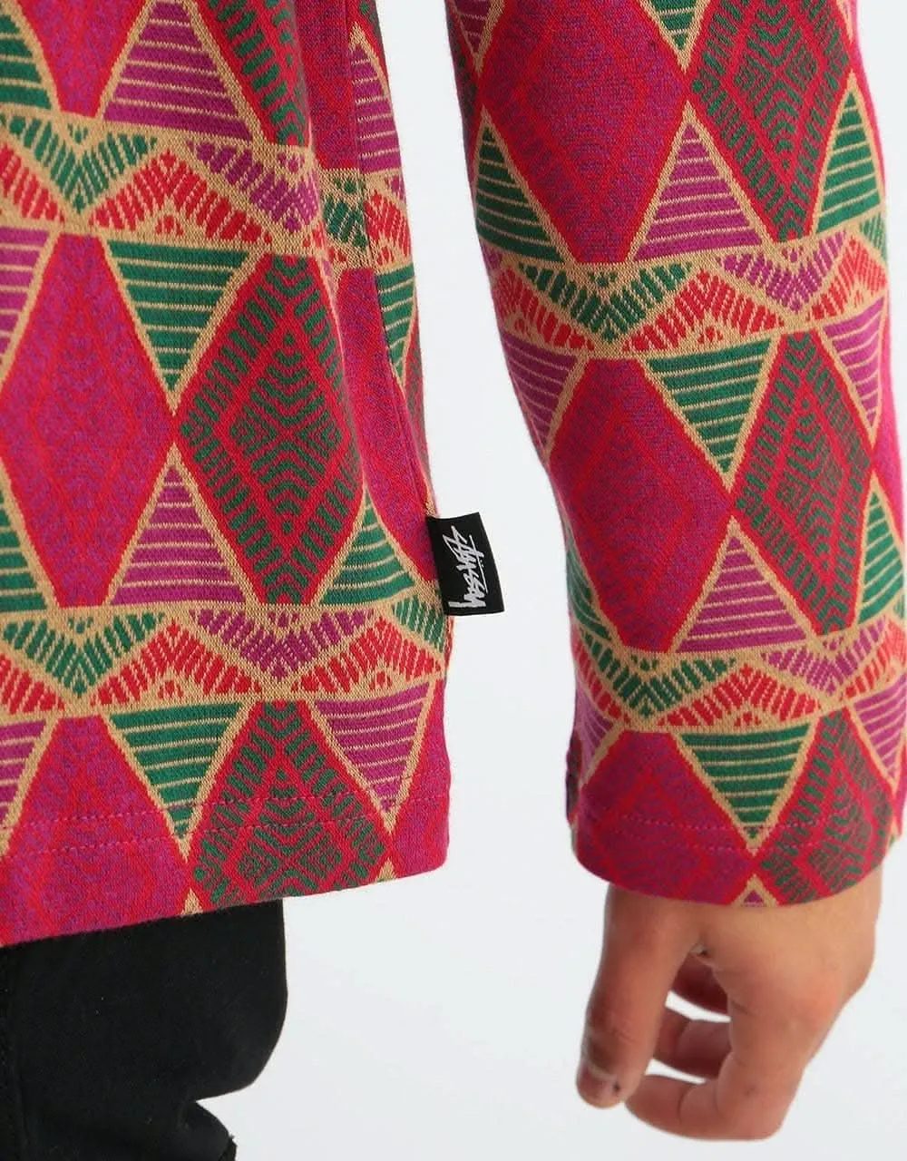 Stüssy Cuzco L/S Crew - Berry
