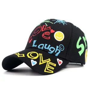 Summer Spring Baseball Cap Love Laugh