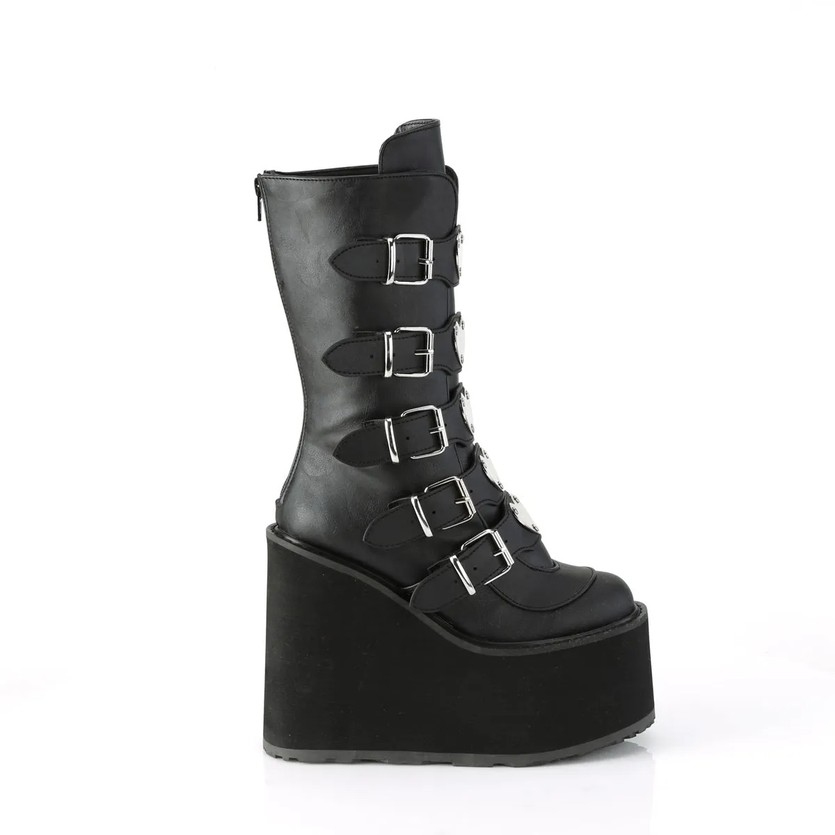 SWING-230 Demoniacult Alternative Footwear Women's Knee High Boots