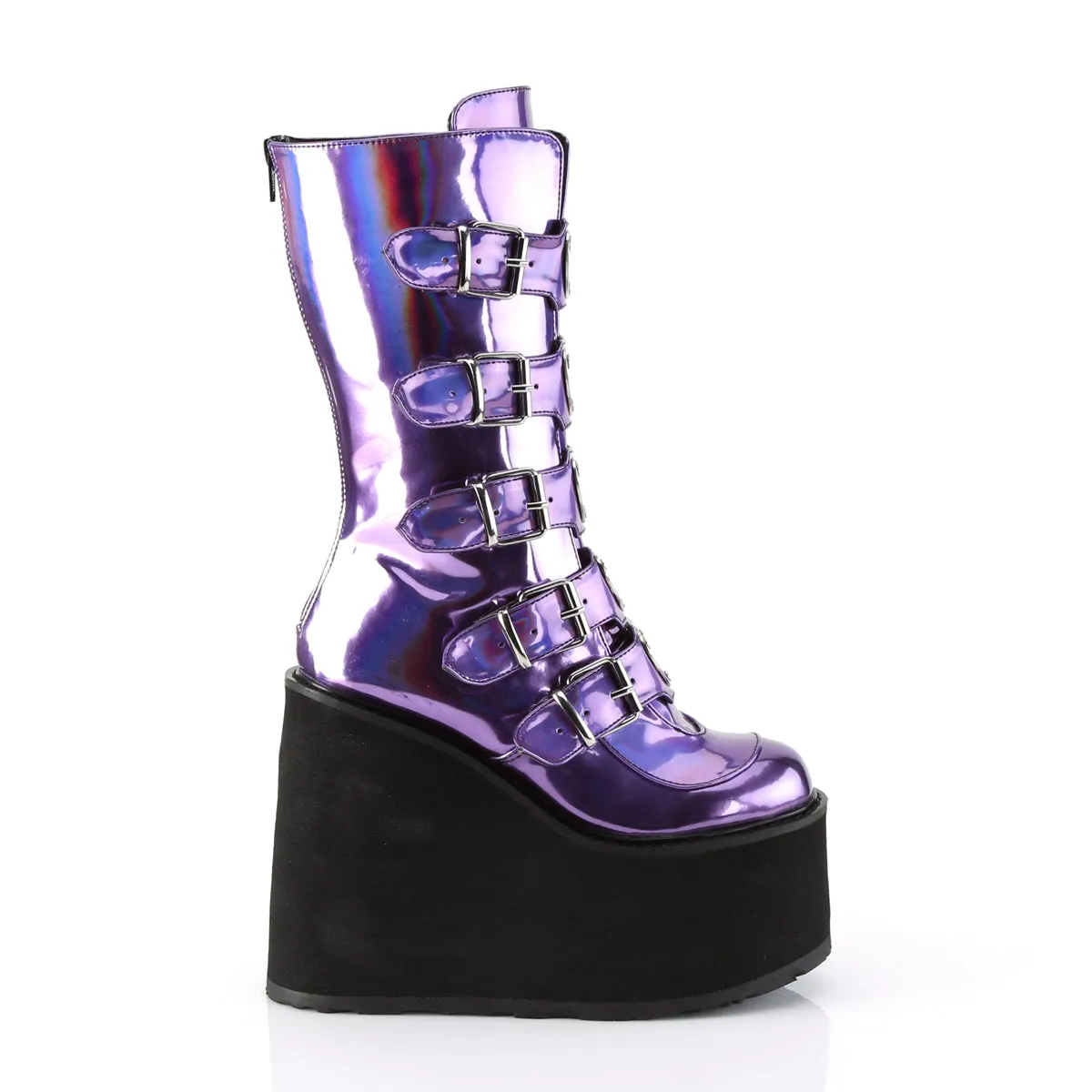 SWING-230 Demoniacult Alternative Footwear Women's Knee High Boots