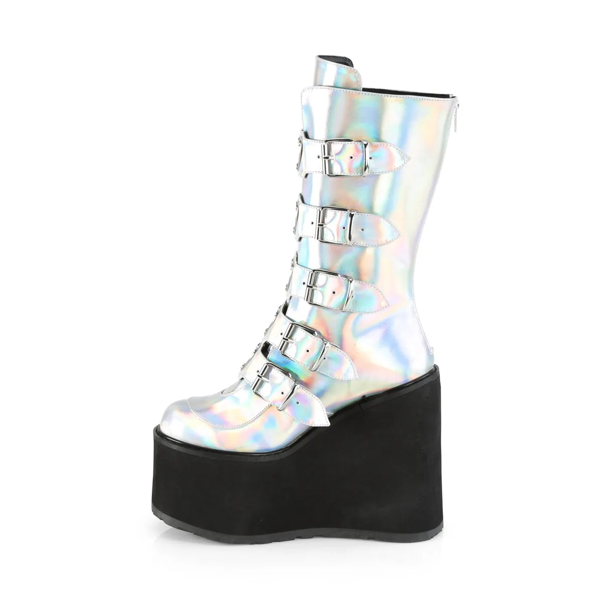 SWING-230 Demoniacult Alternative Footwear Women's Knee High Boots