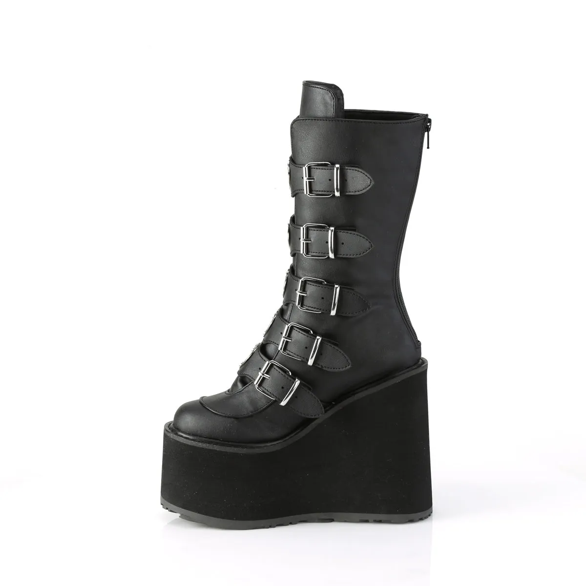 SWING-230 Demoniacult Alternative Footwear Women's Knee High Boots