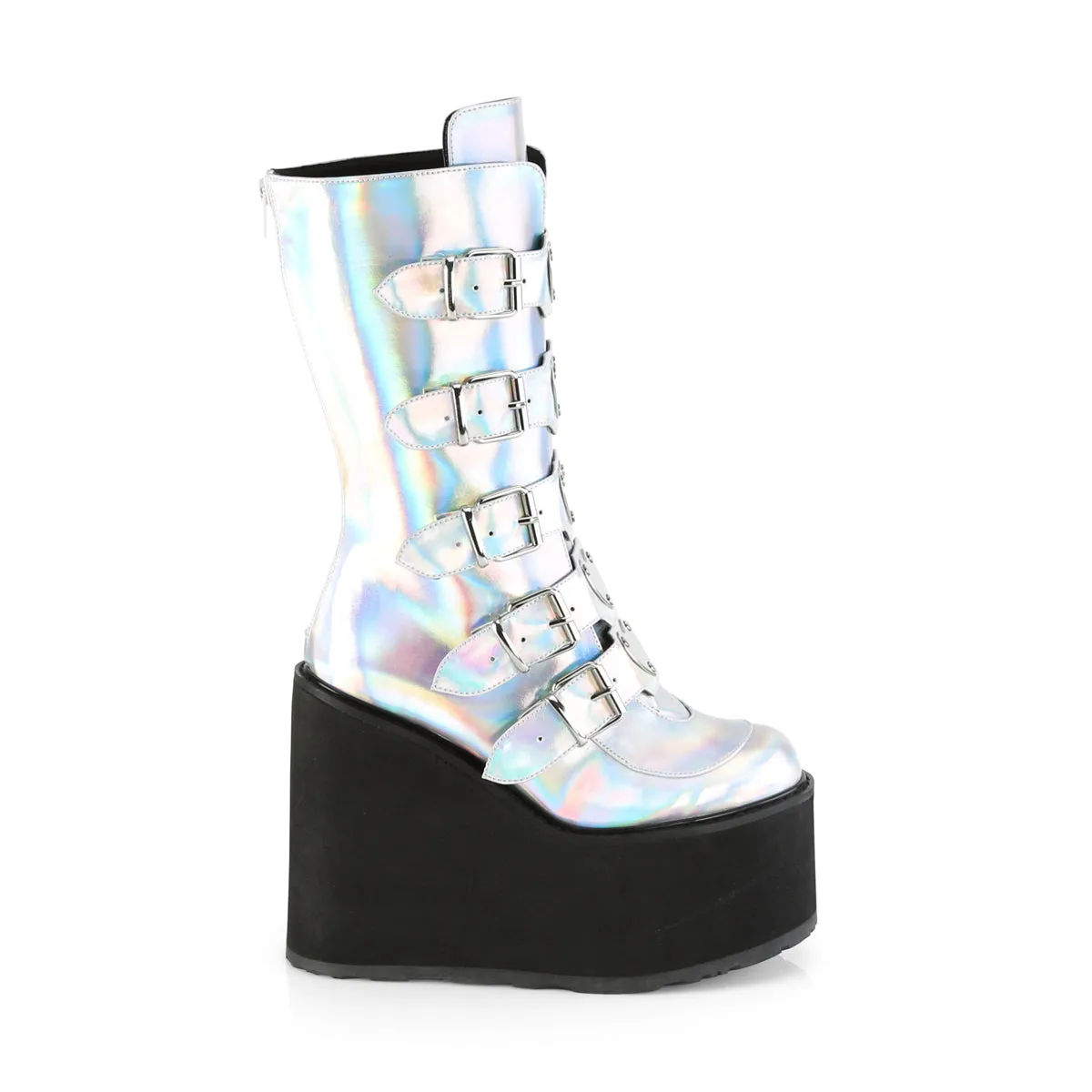 SWING-230 Demoniacult Alternative Footwear Women's Knee High Boots