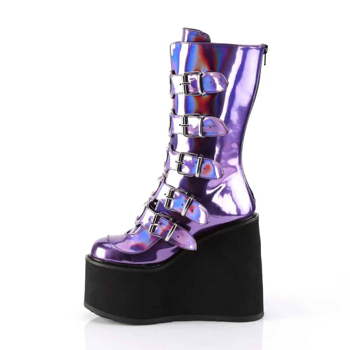 SWING-230 Demoniacult Alternative Footwear Women's Knee High Boots