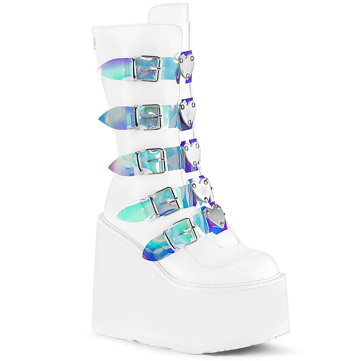 SWING-230 Demoniacult Alternative Footwear Women's Knee High Boots