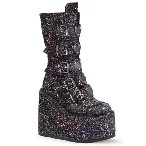 SWING-230G Demoniacult Alternative Footwear Women's Knee High Boots
