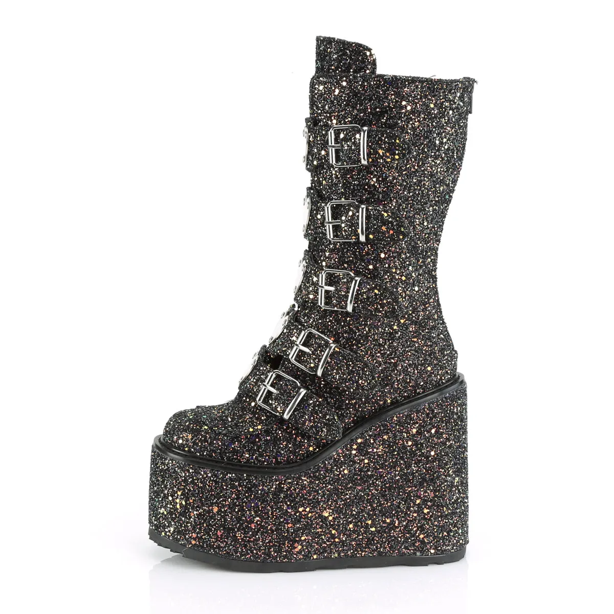 SWING-230G Demoniacult Alternative Footwear Women's Knee High Boots