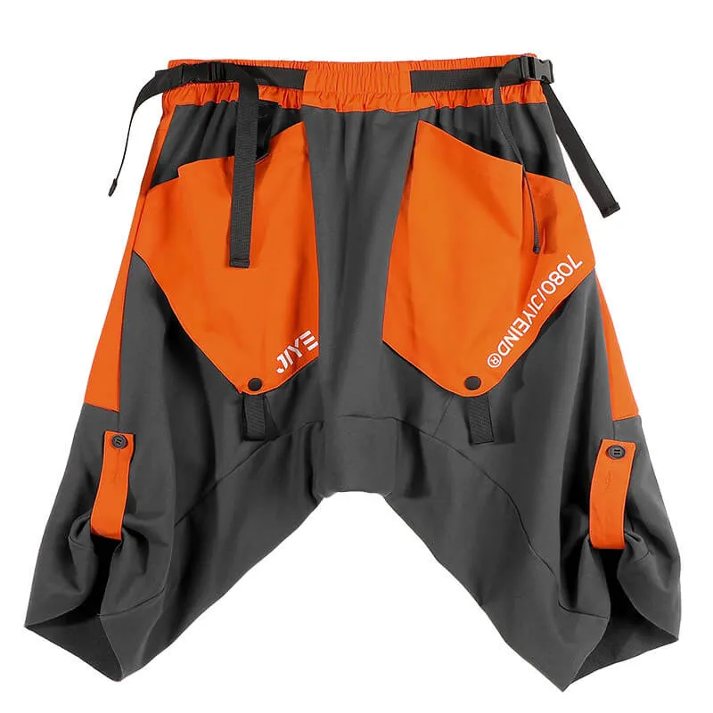 TECHWEAR CARGO PANTS ' Kokuto 'Short Cargo Pants