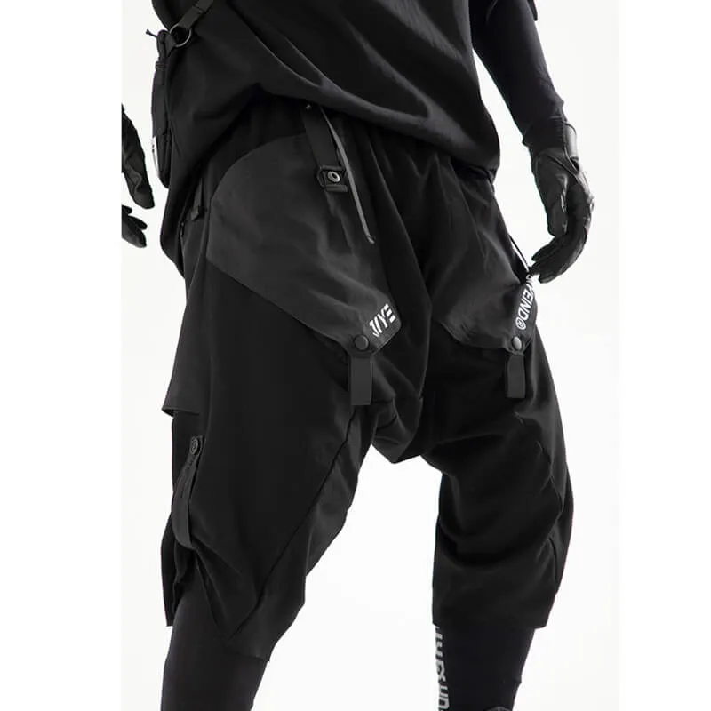 TECHWEAR CARGO PANTS ' Kokuto 'Short Cargo Pants