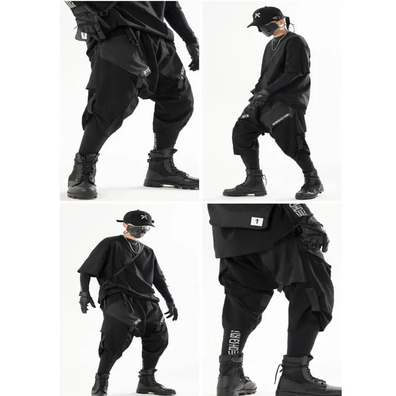 TECHWEAR CARGO PANTS ' Kokuto 'Short Cargo Pants