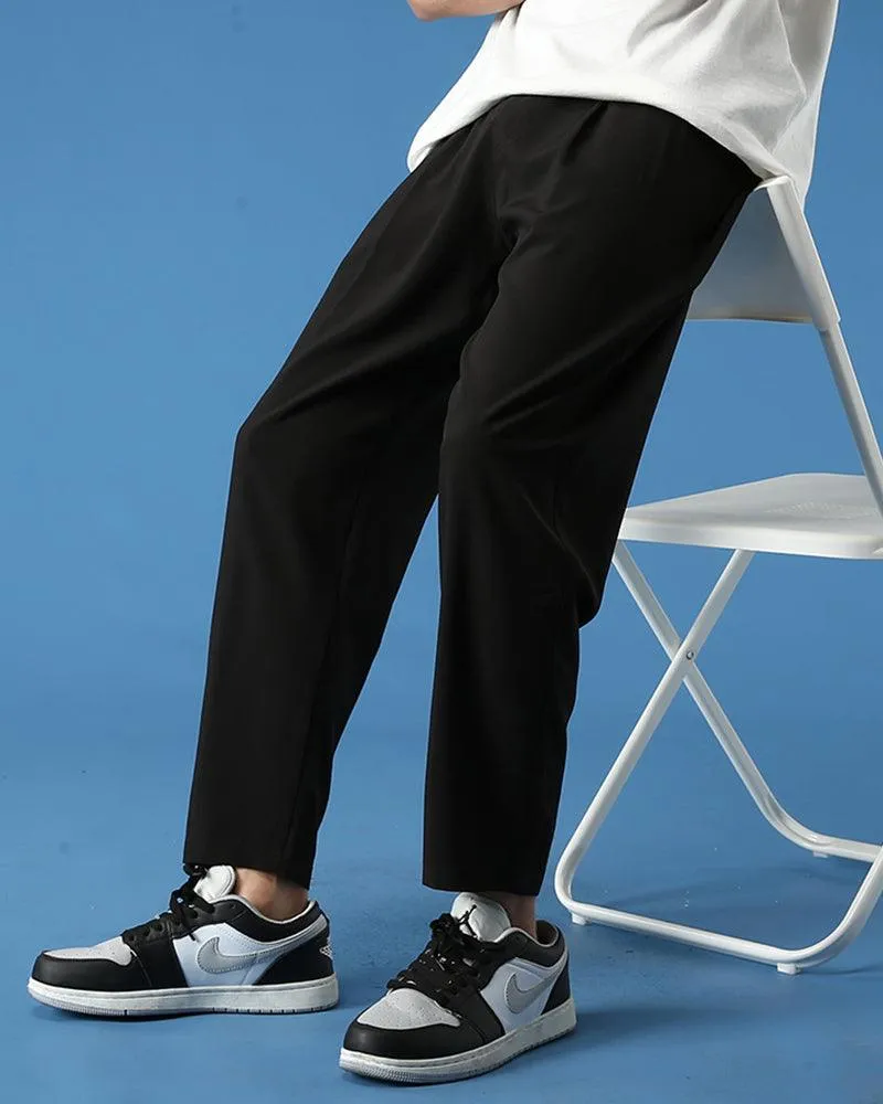 Techwear Ice Silk Straight Leg Pants