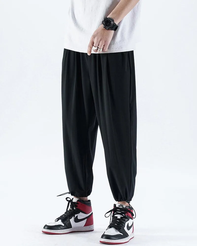 Techwear Summer Ice Silk Jogger Pants