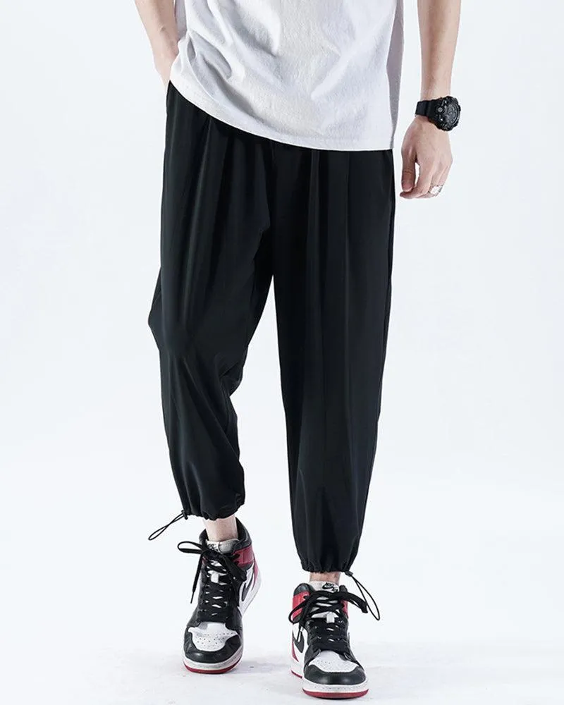 Techwear Summer Ice Silk Jogger Pants