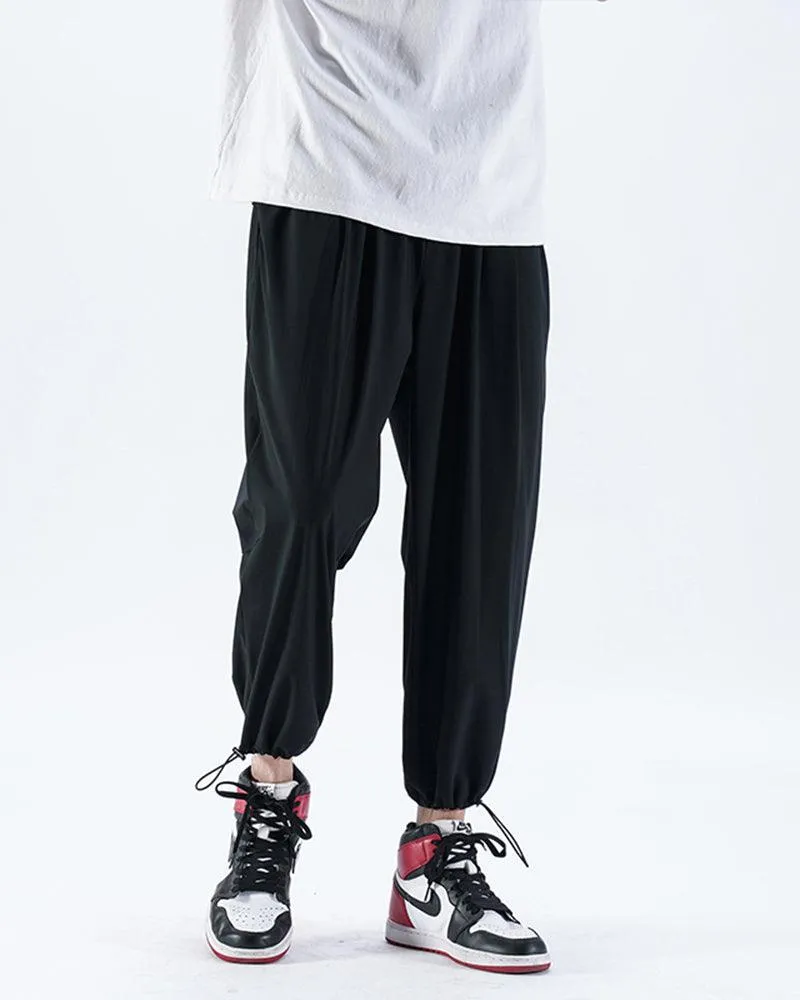 Techwear Summer Ice Silk Jogger Pants