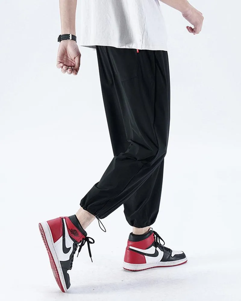 Techwear Summer Ice Silk Jogger Pants
