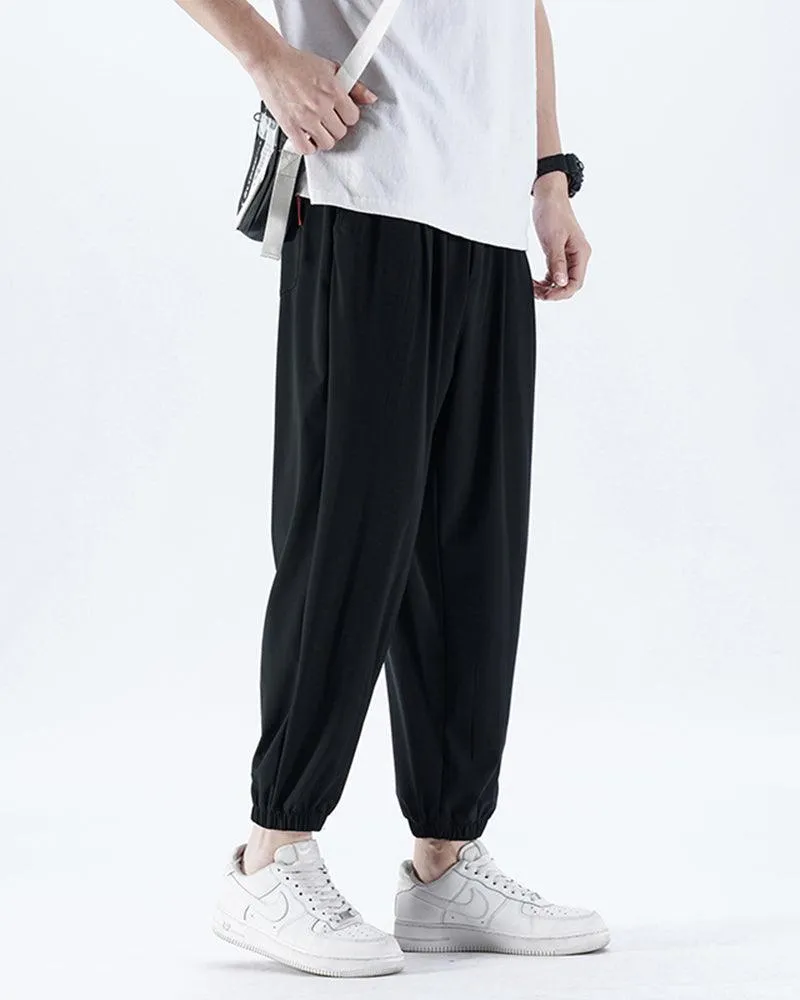 Techwear Summer Ice Silk Jogger Pants