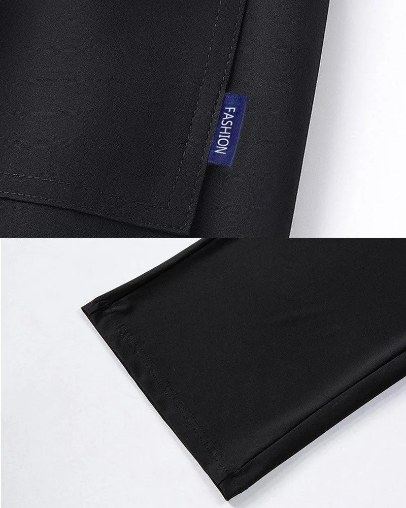 Techwear Summer Ice Silk Wide Leg Pants