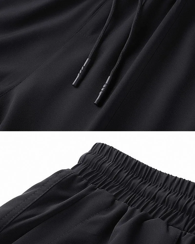 Techwear Summer Ice Silk Wide Leg Pants