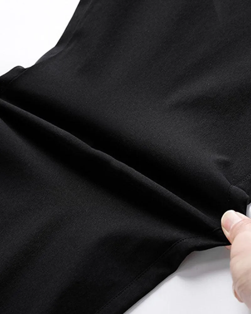 Techwear Summer Ice Silk Wide Leg Pants