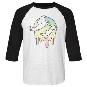 The Real Ghostbusters Slimer Men's Raglan