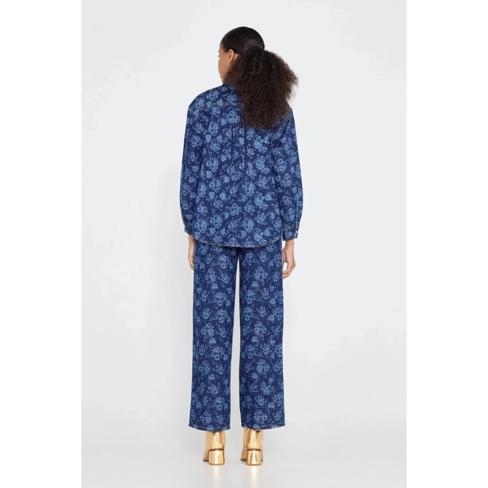 The Tiny Big Sister - Berta roses denim jeans