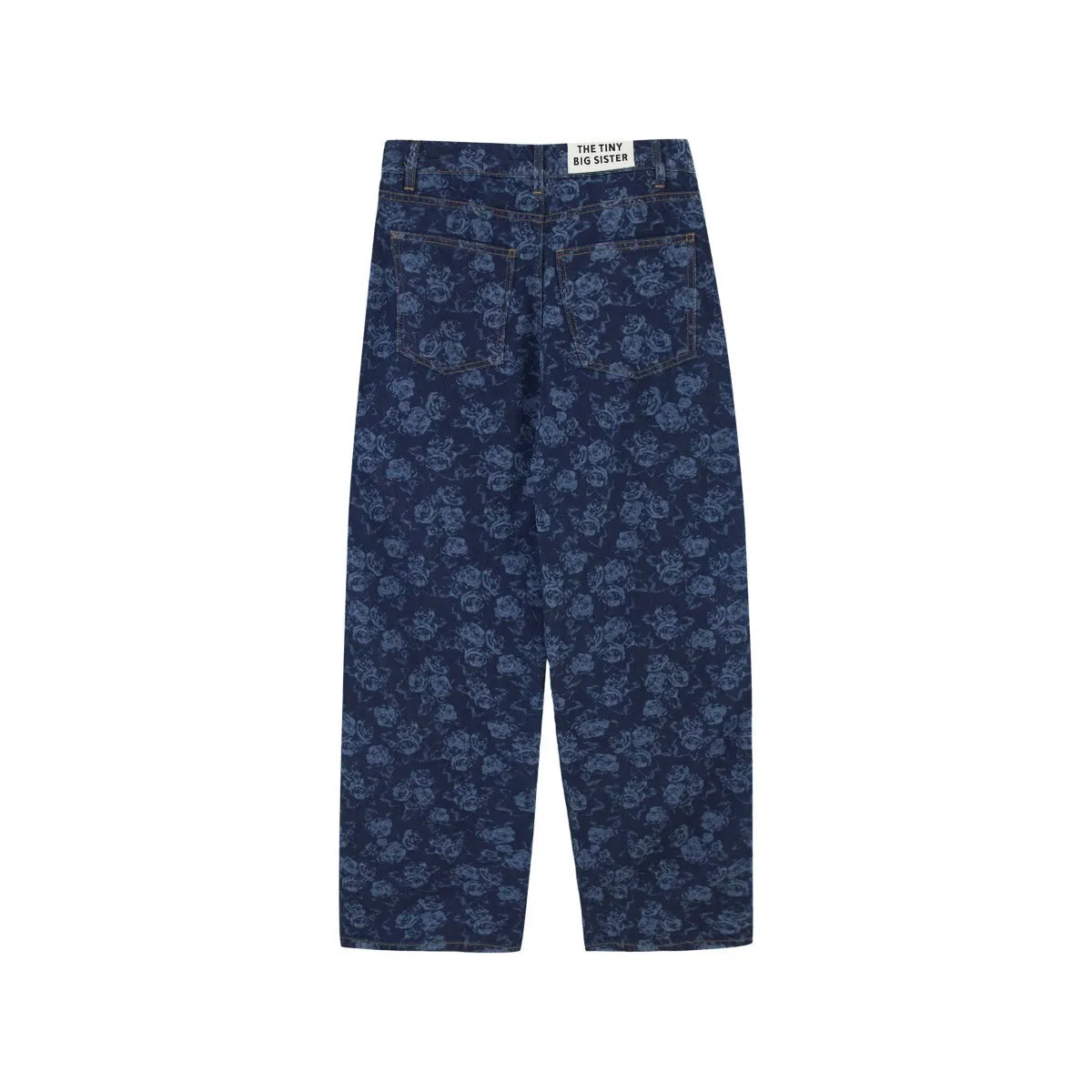 The Tiny Big Sister - Berta roses denim jeans