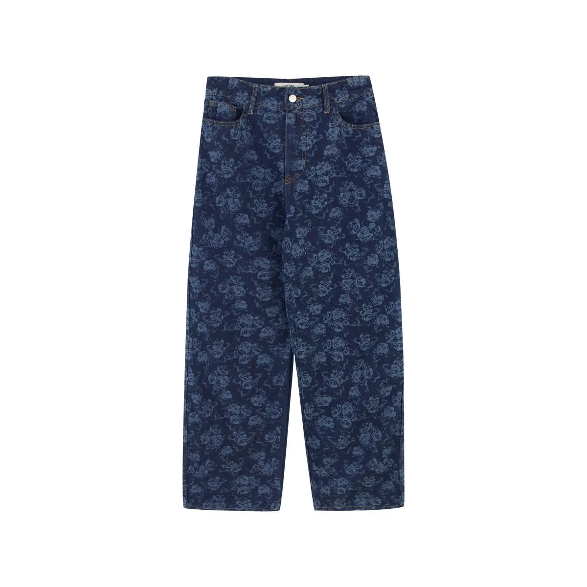 The Tiny Big Sister - Berta roses denim jeans