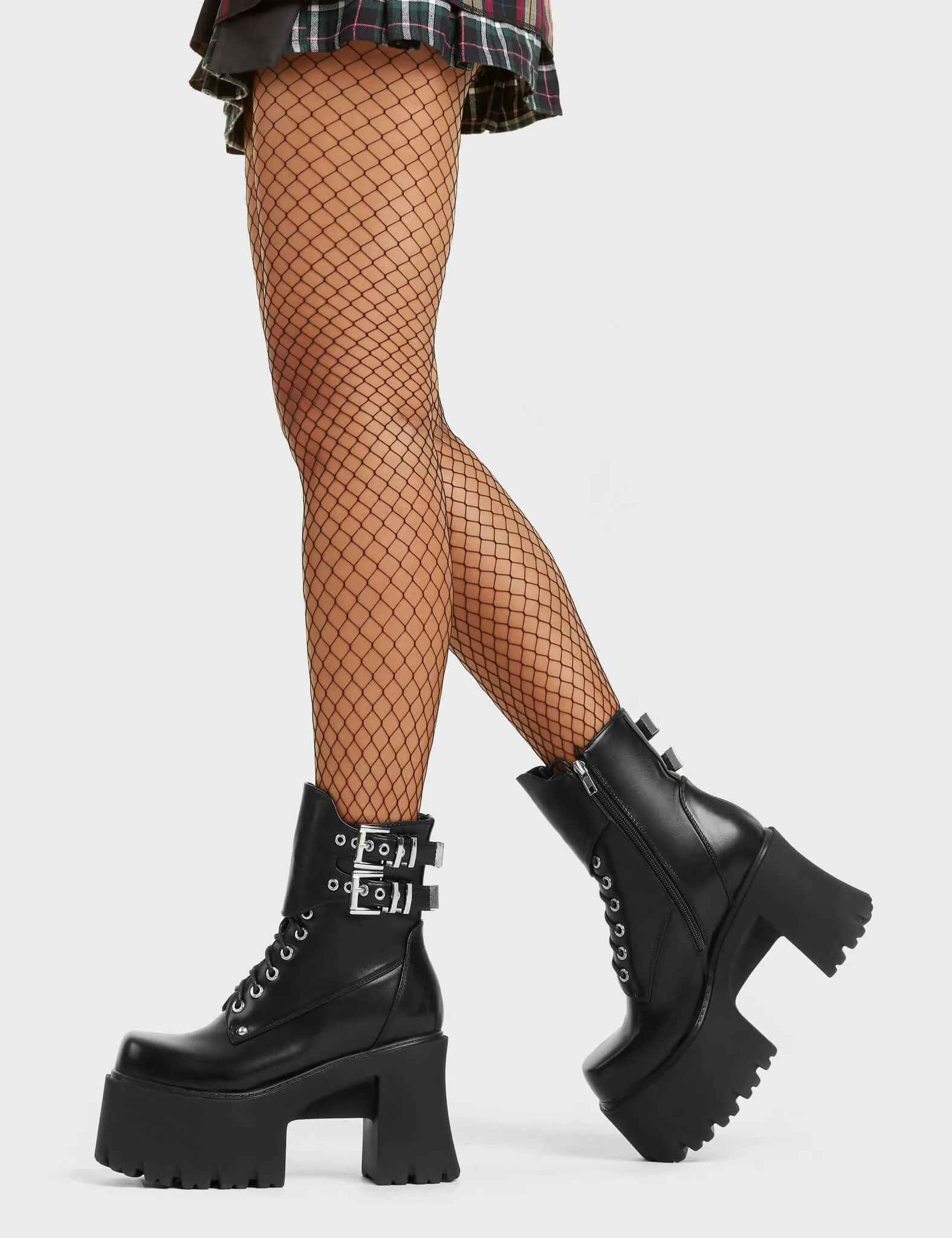 Thinking Spot Chunky Platform Ankle Boots