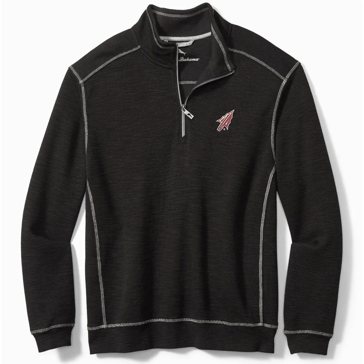 Tommy Bahama Men's Arrowhead Sport Tobago Half-Zip Pullover - Black