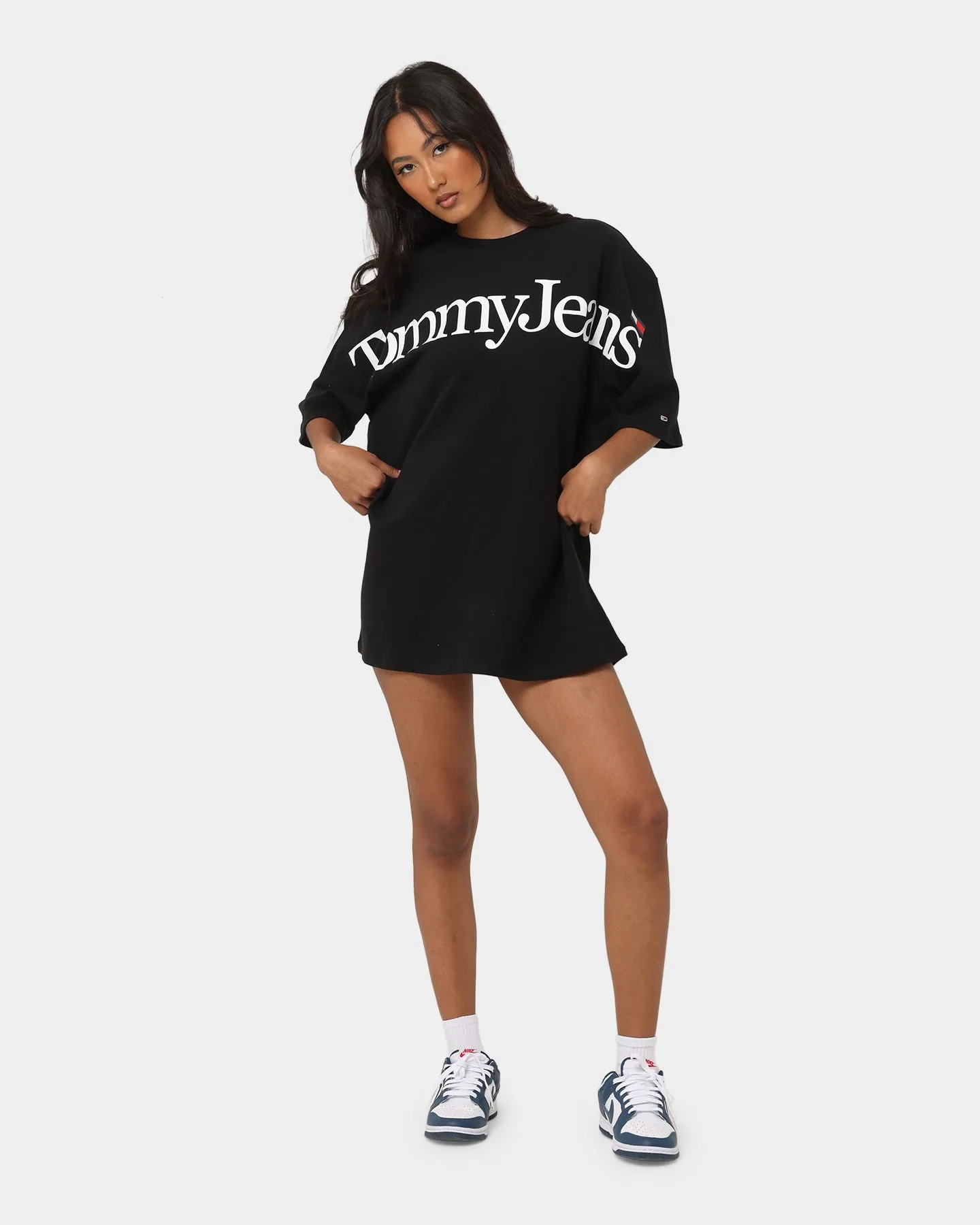 Tommy Jeans Women's TJW Skater Lower Case 2 T-Shirt Black