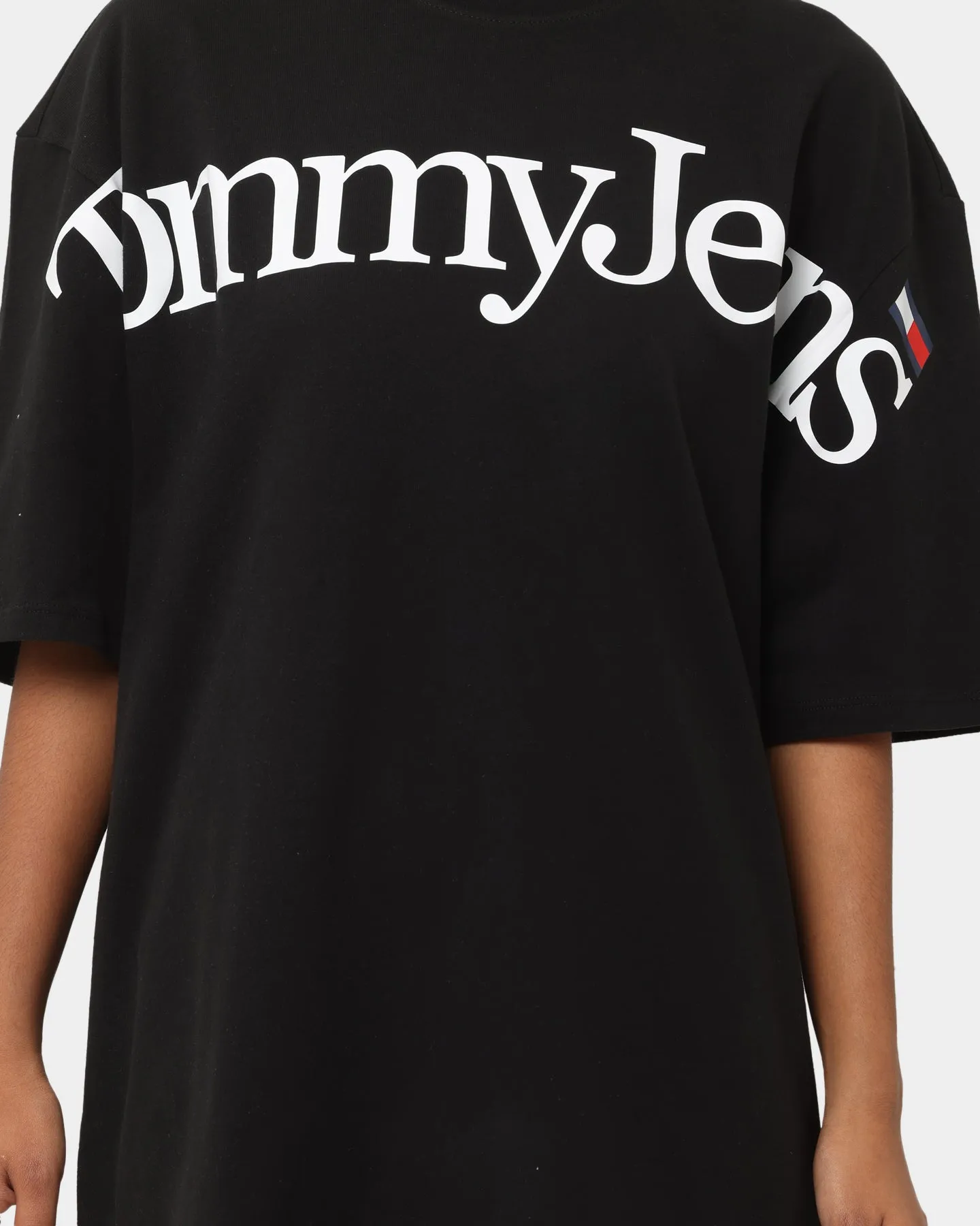 Tommy Jeans Women's TJW Skater Lower Case 2 T-Shirt Black