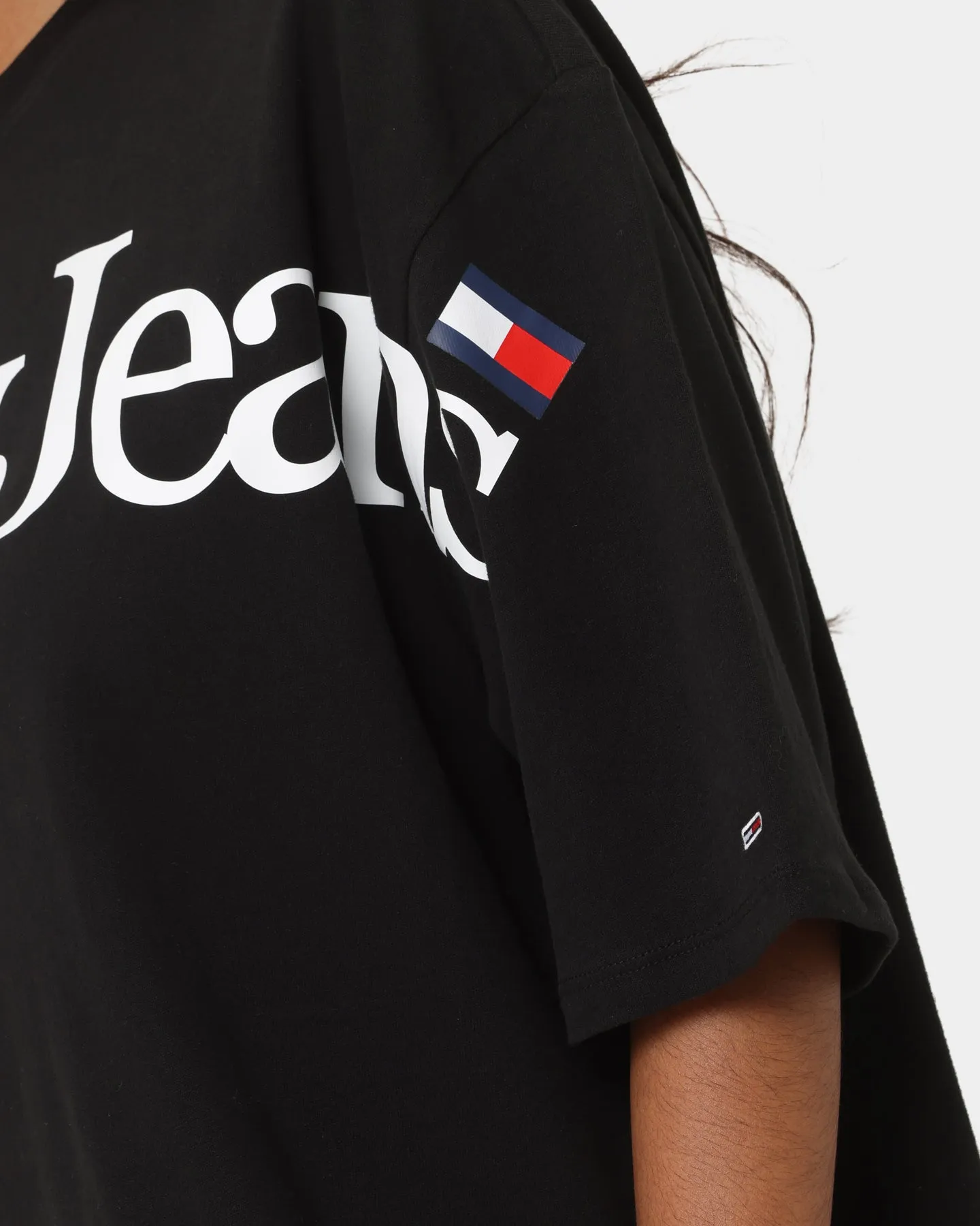 Tommy Jeans Women's TJW Skater Lower Case 2 T-Shirt Black