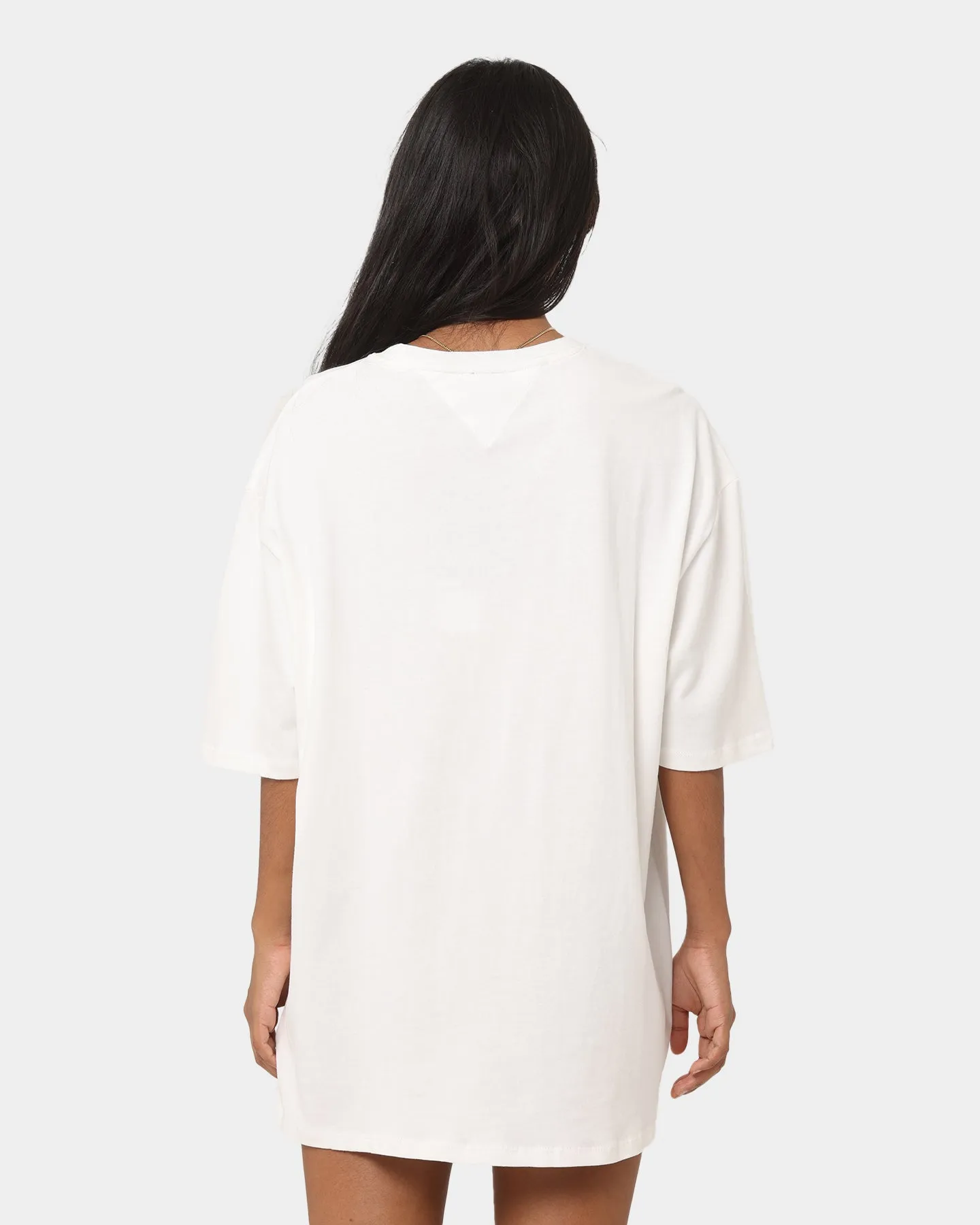 Tommy Jeans Women's TJW Skater Lower Case 2 T-Shirt Ecru