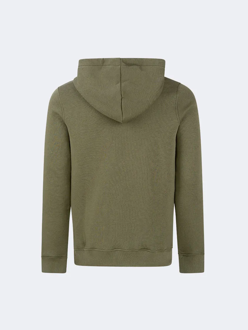 Top Ten Classic Men Lifestyle Oversize Hoody Olive