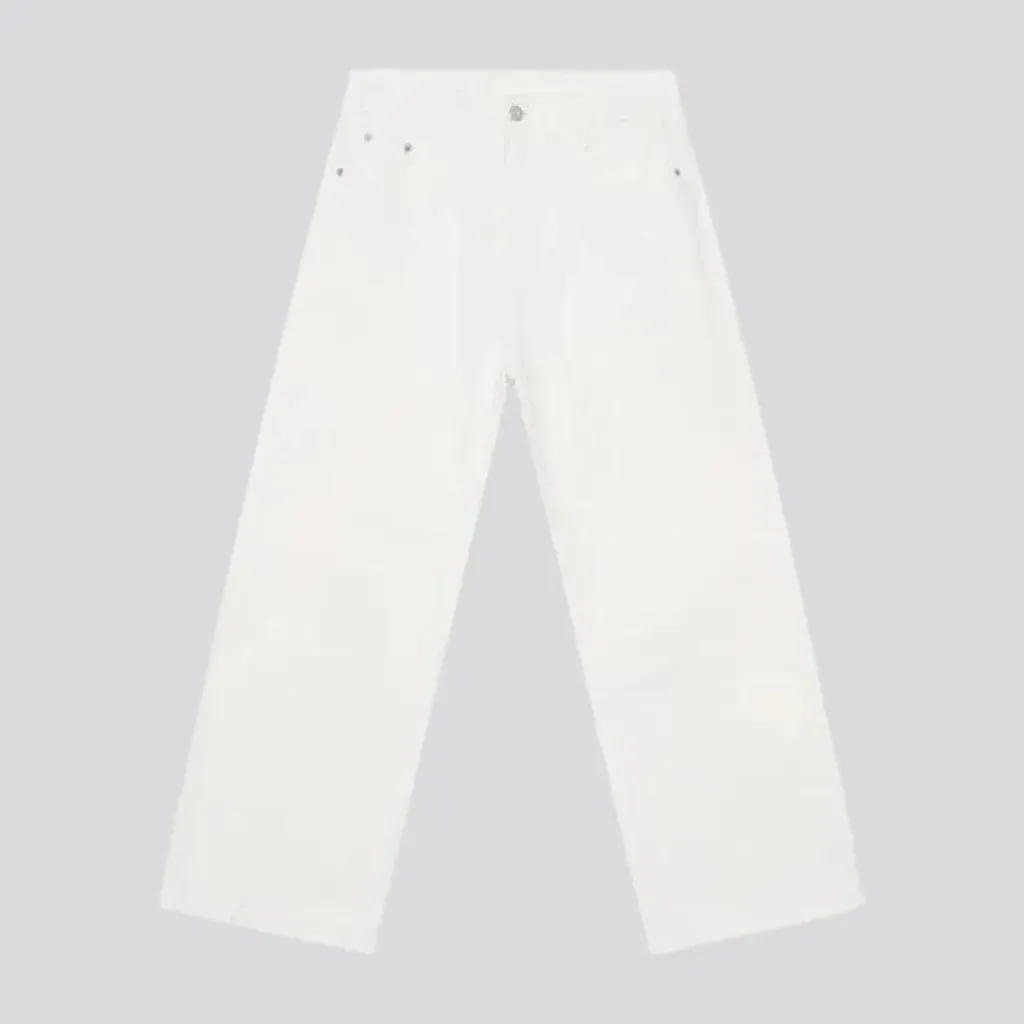 Trendy casual medium rise jeans pants for men