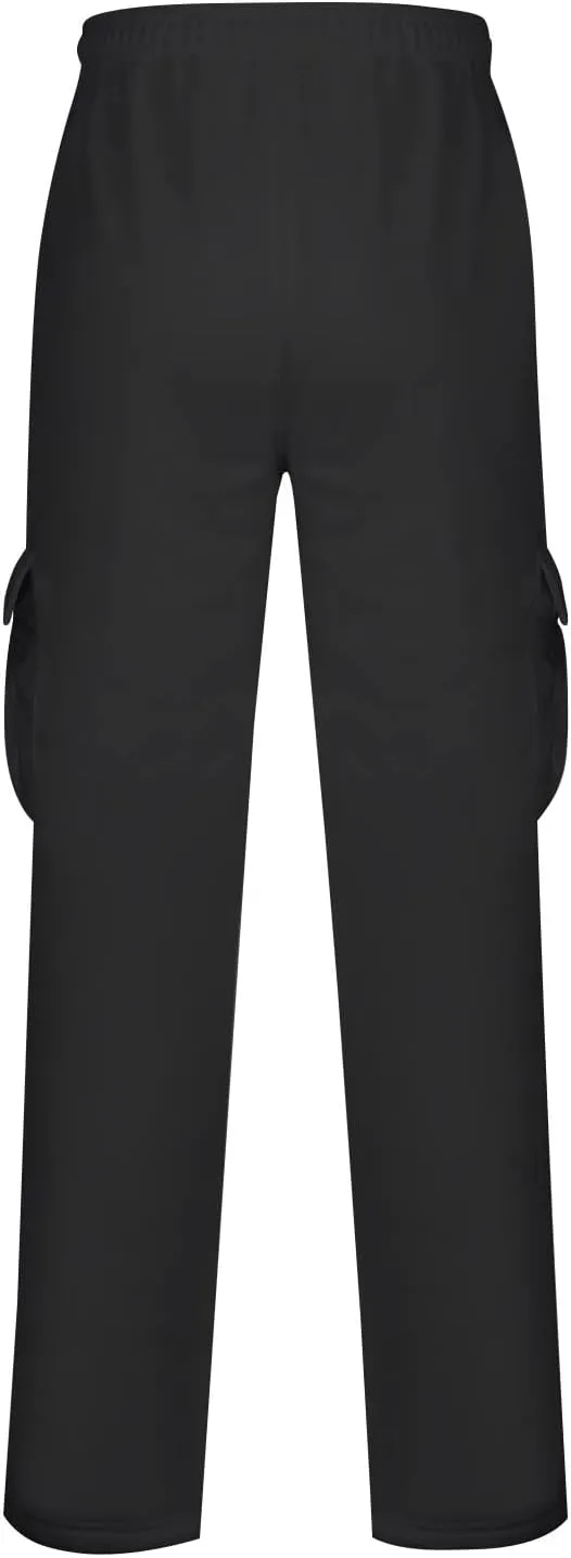 Trousers for Men Mens Sweatpants with Multi Pocket Stretch Outdoor Drawstring Tapered Running Summer Fishing