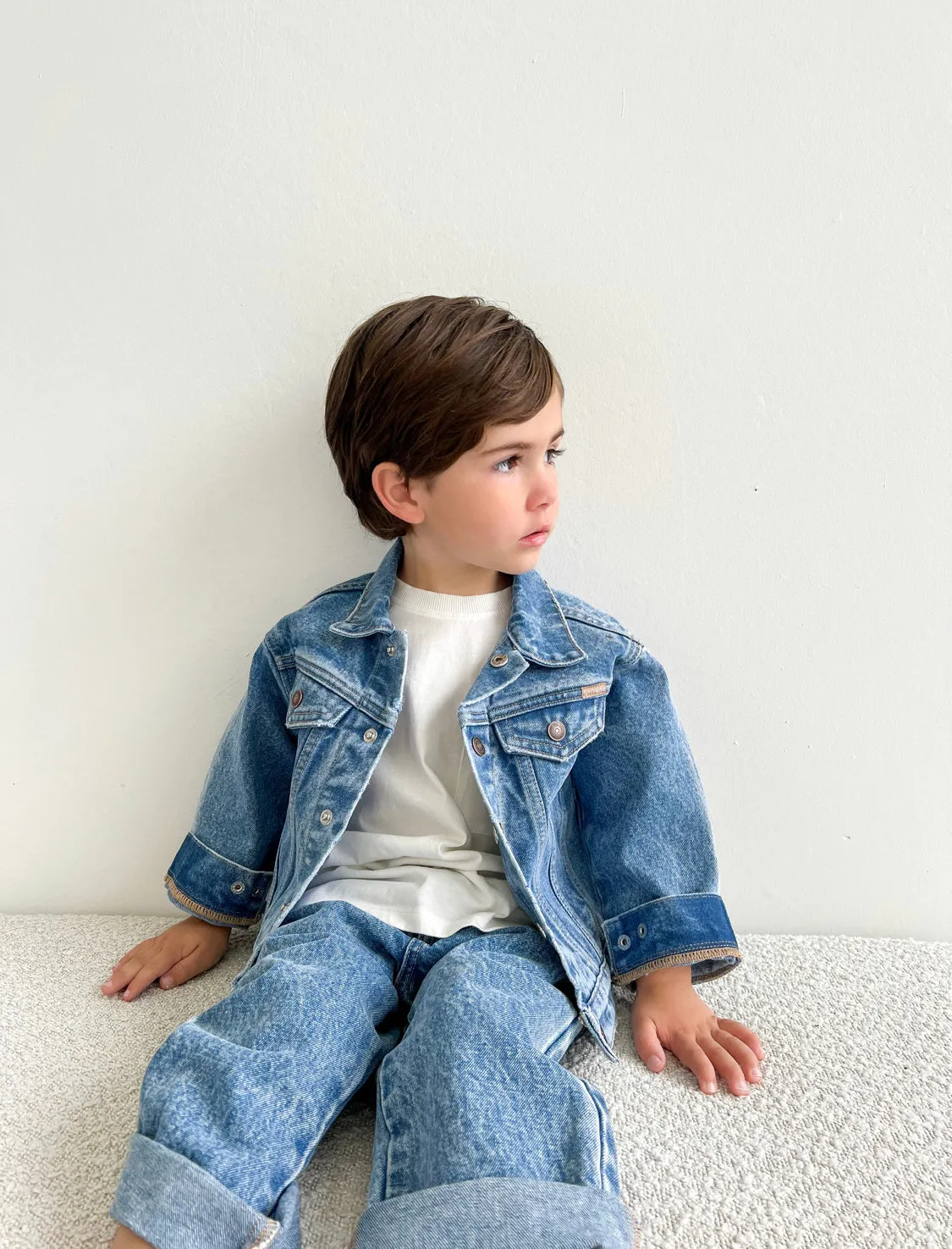 Trucker Jacket - Thunder Blue