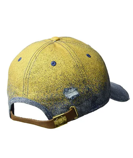 True Religion Men's Athletic Designer Fashion Metallic Denim Baseball Cap Hat