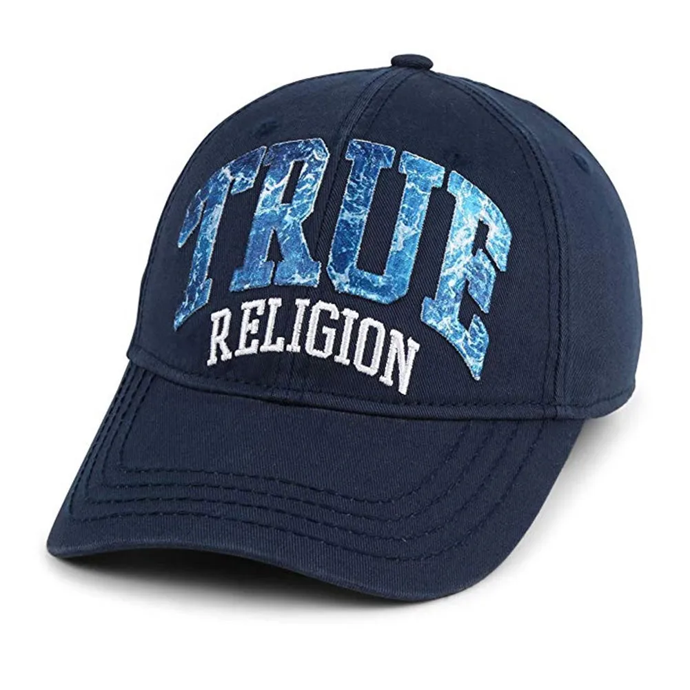 True Religion Men's Athletic Sublimation Embroidery Baseball Cap Trucker Hat